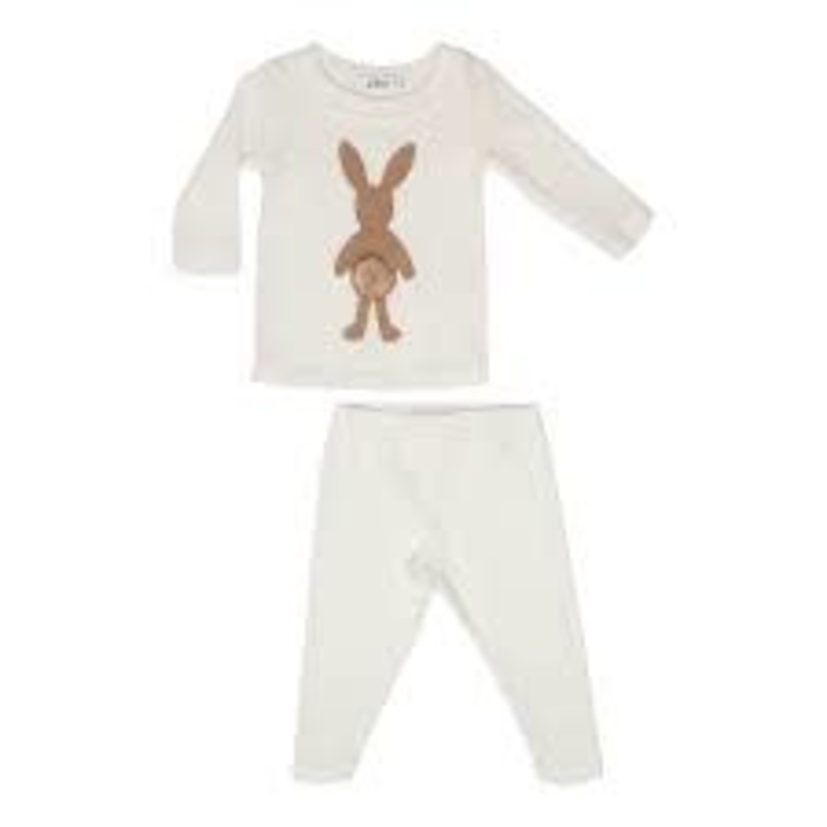Oh Baby! Oh Baby Cream Pale Pink Tutu Sand Bunny 2PC Set