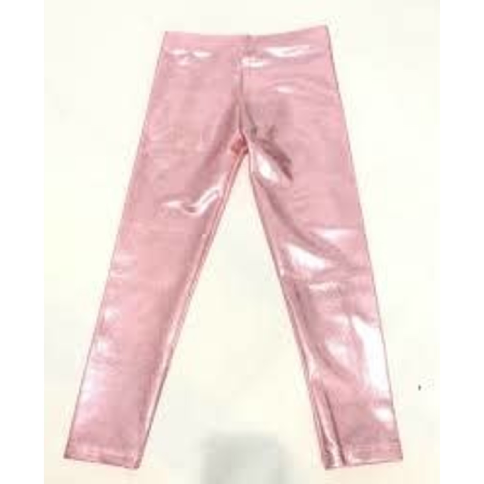 Dori Creations Dori Creations Pink Baby Lame'  Legging