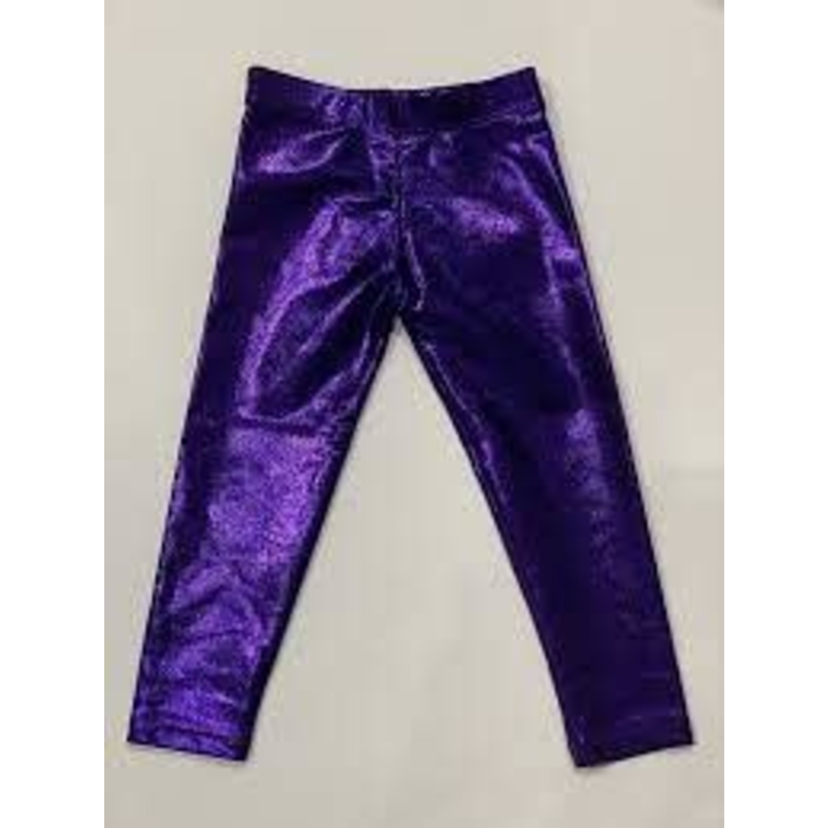 Dori Creations Dori Creations Purple Lame' Legging