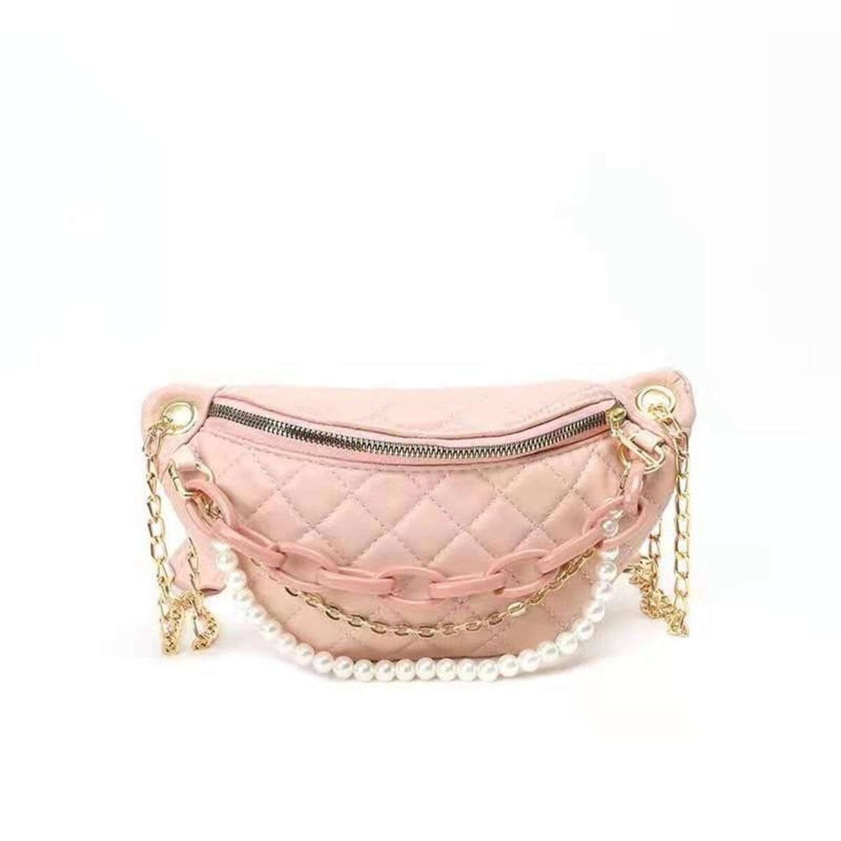 Lola & The Boys Lola & The Boys Pink Coco Pearls Fanny Pack