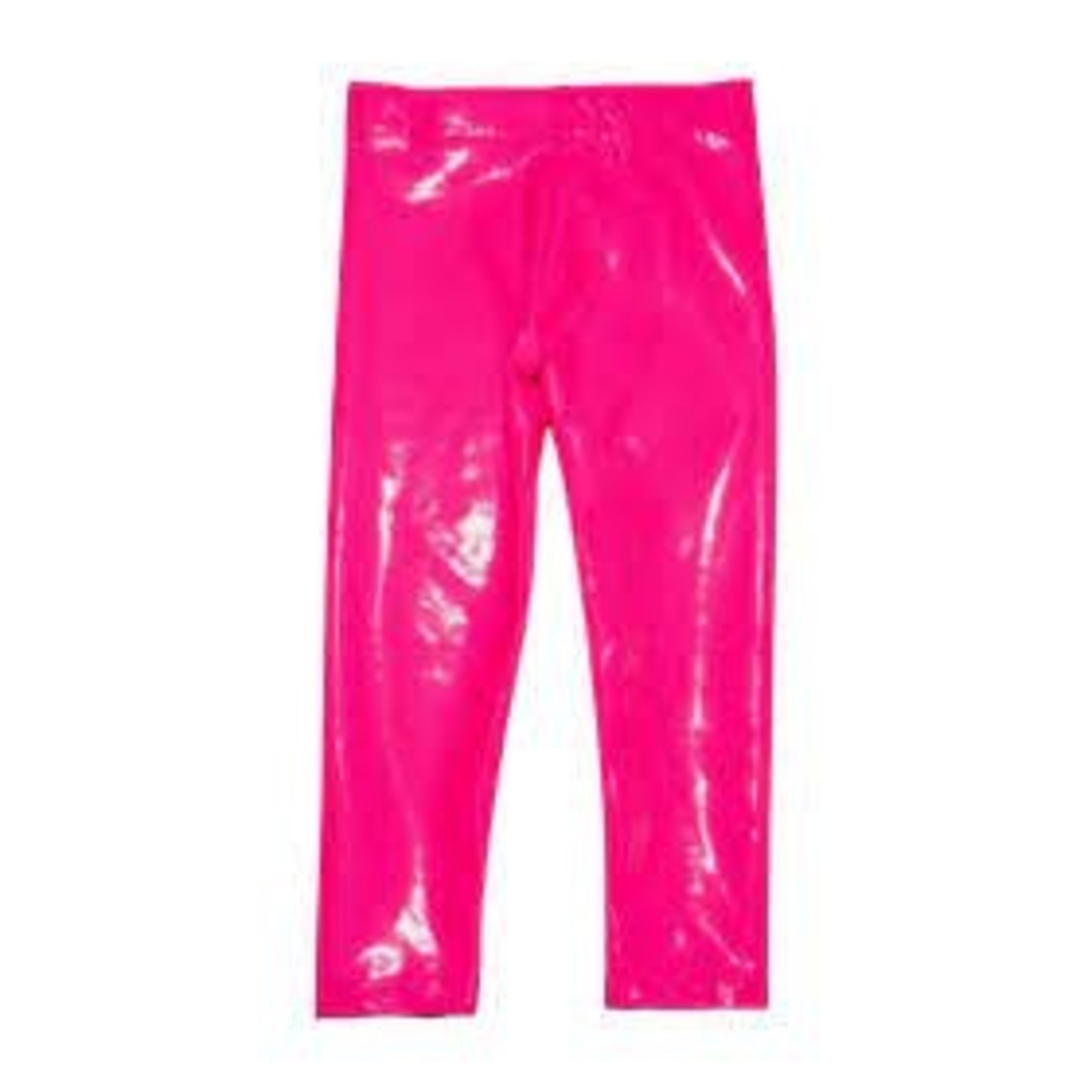 Dori Creations Dori Creations Neon Pink Lame' Legging