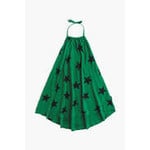 Nununu Nununu Moss Green Star Collar Dress