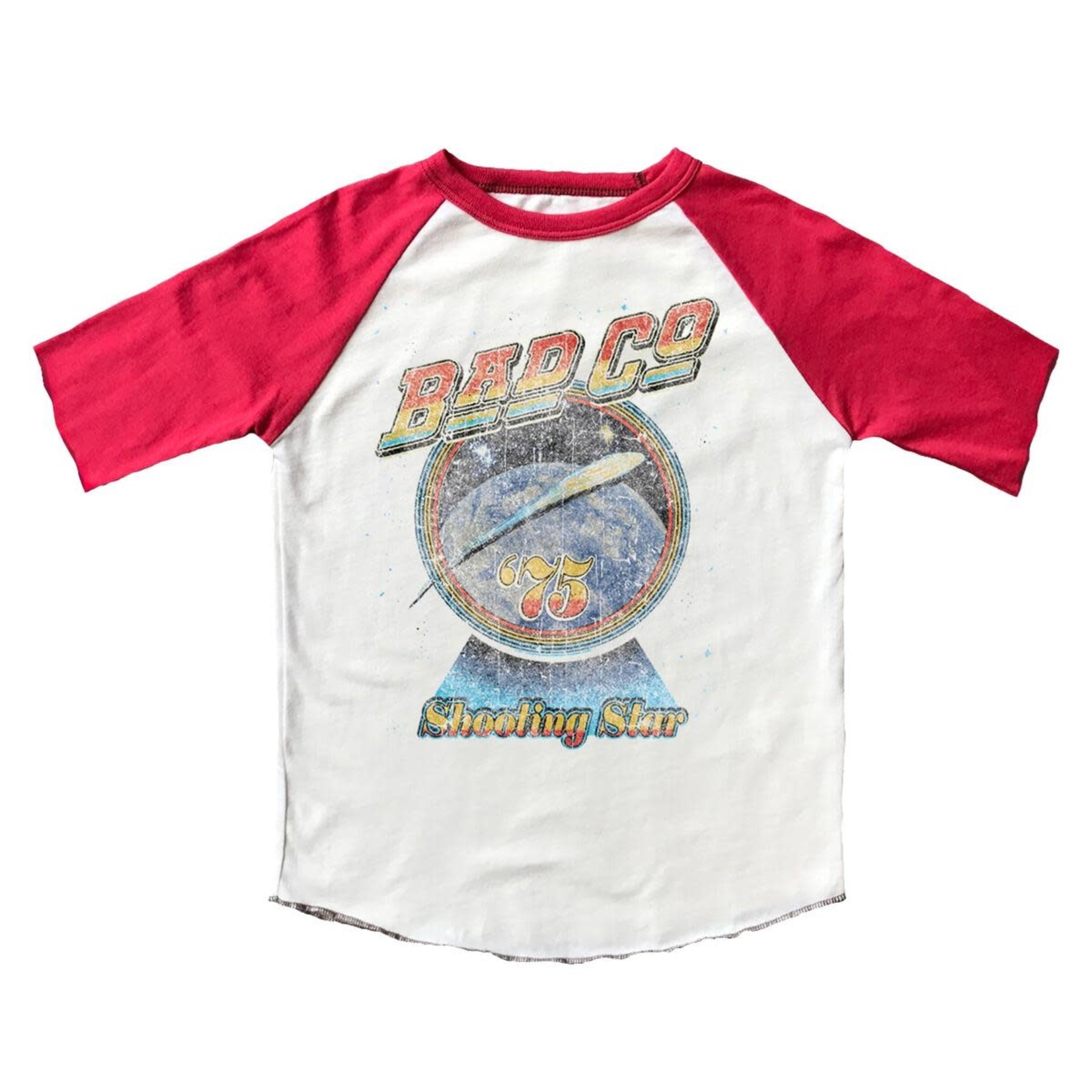 Rowdy Sprout Cream/Red Bad Company S/S Raglan Tee