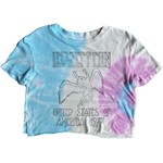 Rowdy Spout Rowdy Sprout Led Zeppelin Tie Dye Not Quite Crop S/S Tee