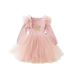 Petite Hailey Petite Hailey Pink Frill L/S Tutu Dress