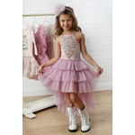 Ooh La La Couture Ooh La La Prism Pink/Ivory Glitter Chloe Dress