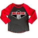 Rowdy Sprout Rowdy Sprout Off Black/Red Beastie Boys Recycled Raglan Tee