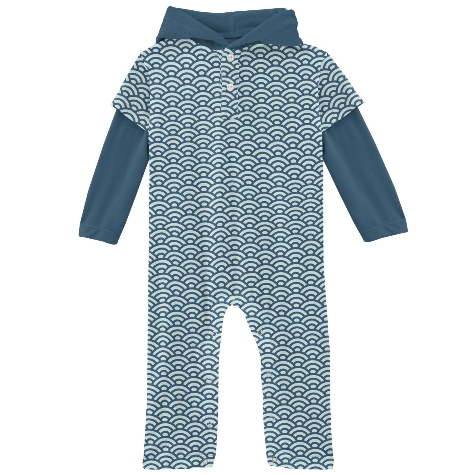 KicKee Pants Kickee Pants Print Long Sleeve Hoodie Romper