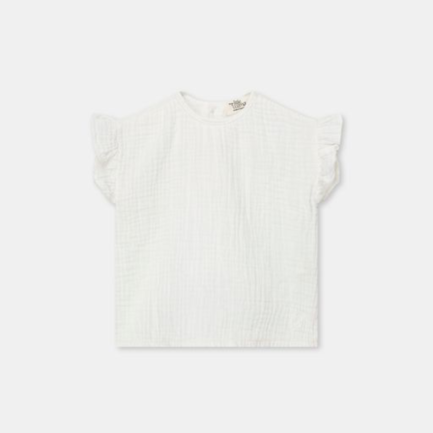 My Little Cozmo My Little Cozmo Gauze Ivory Baby T Shirt & Short Set