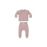 Quincy Mae Quincy Mae  Lilac Wrap Top & Pant Set