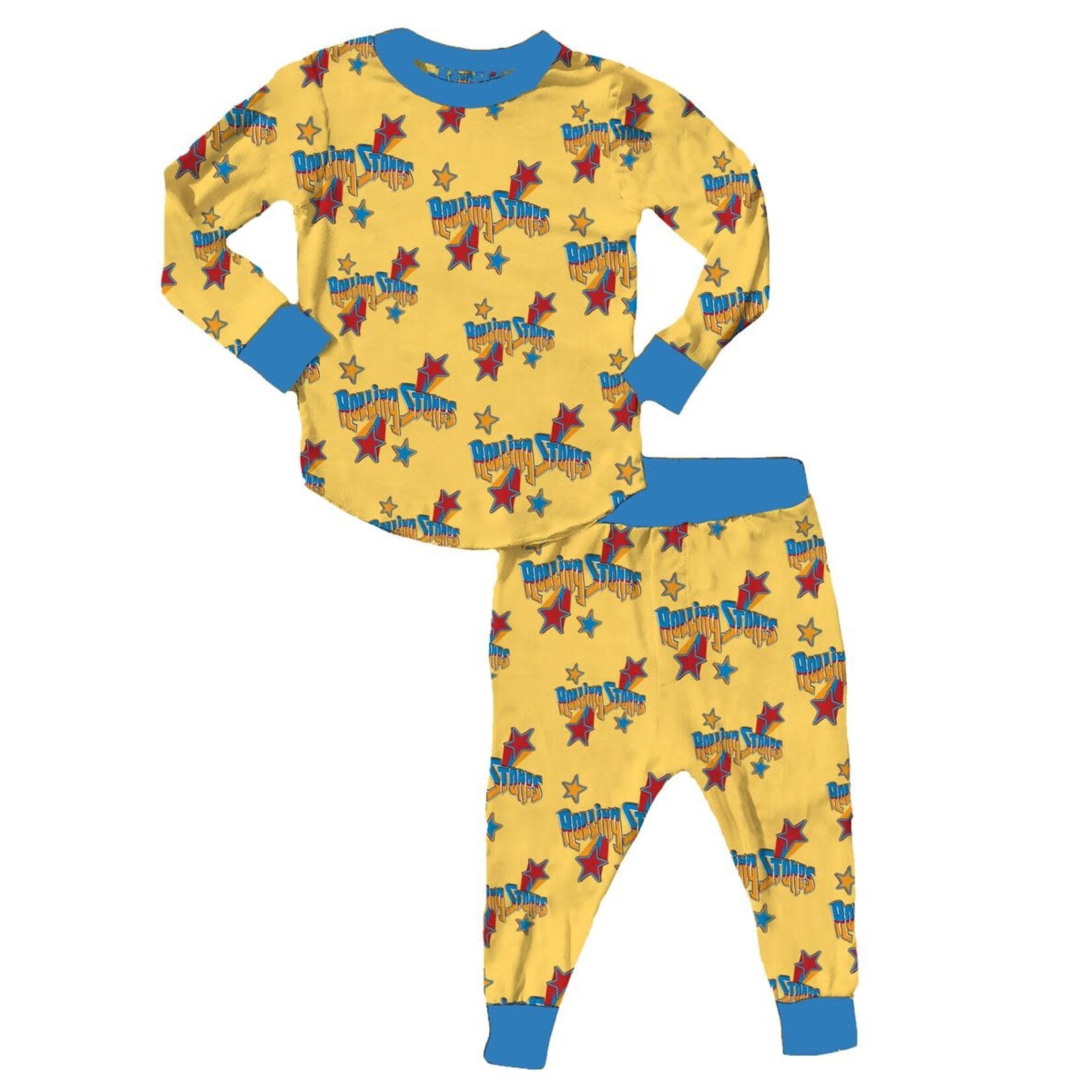 Rowdy Sprout Rolling Stones Bamboo Thermal Pajama Set