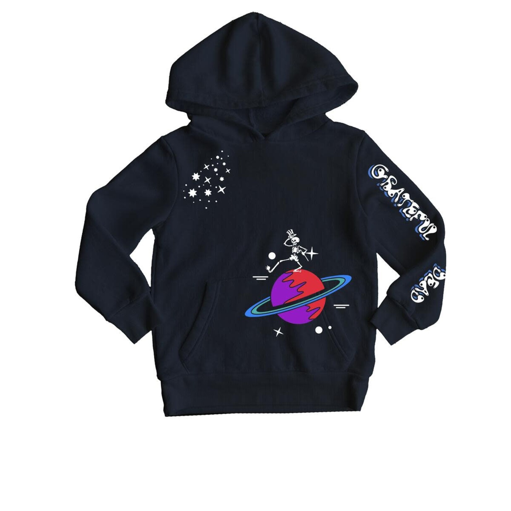 Rowdy Sprout Rowdy Sprout Jet Black Grateful Dead Hoodie