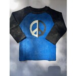 Mish Mish Mish Mish Cobalt Split Peace Raglan