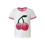 Lola & The Boys Lola & The Boys White Crystal Cherry Tee