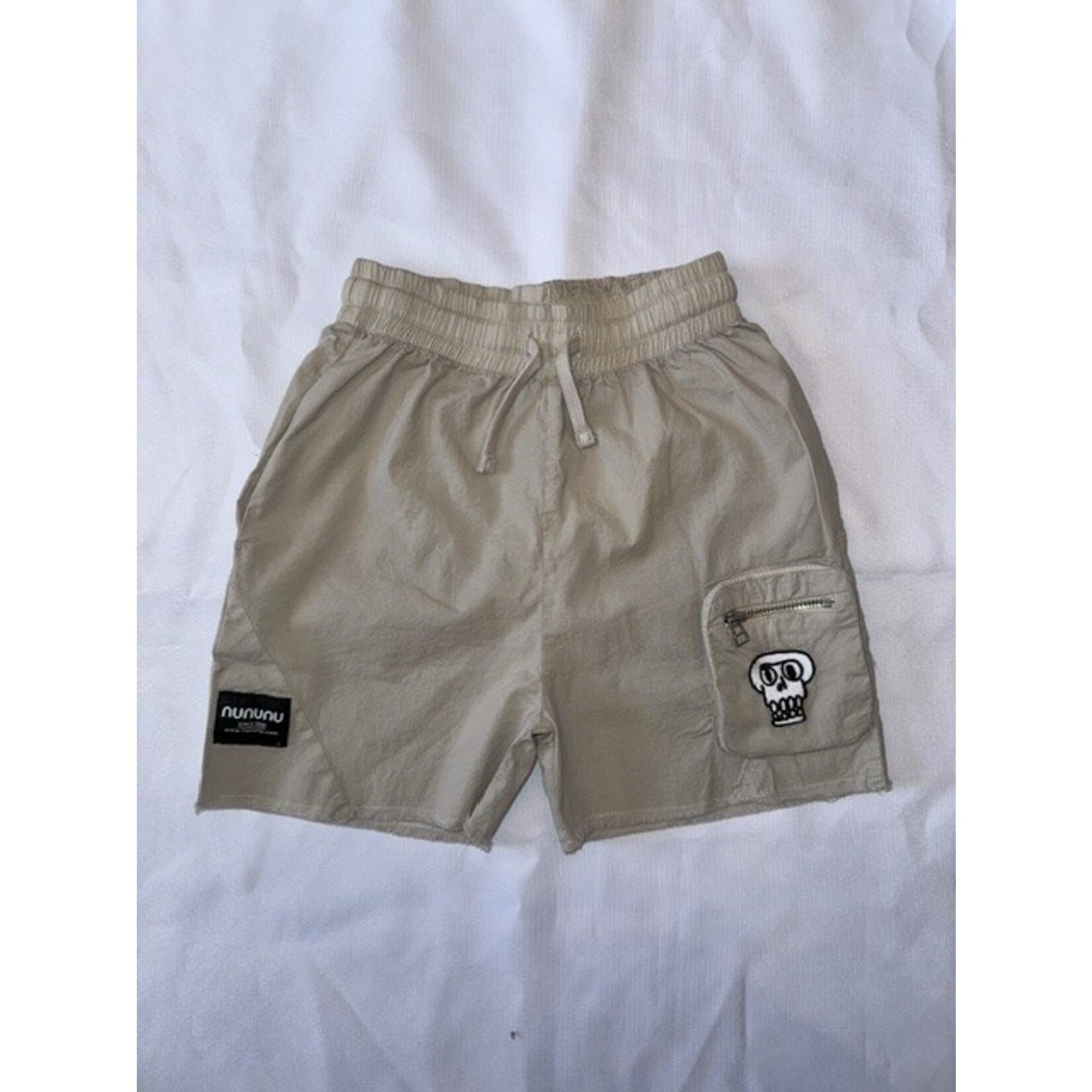 Nununu Nununu Smokey Grey Feather Cargo Shorts