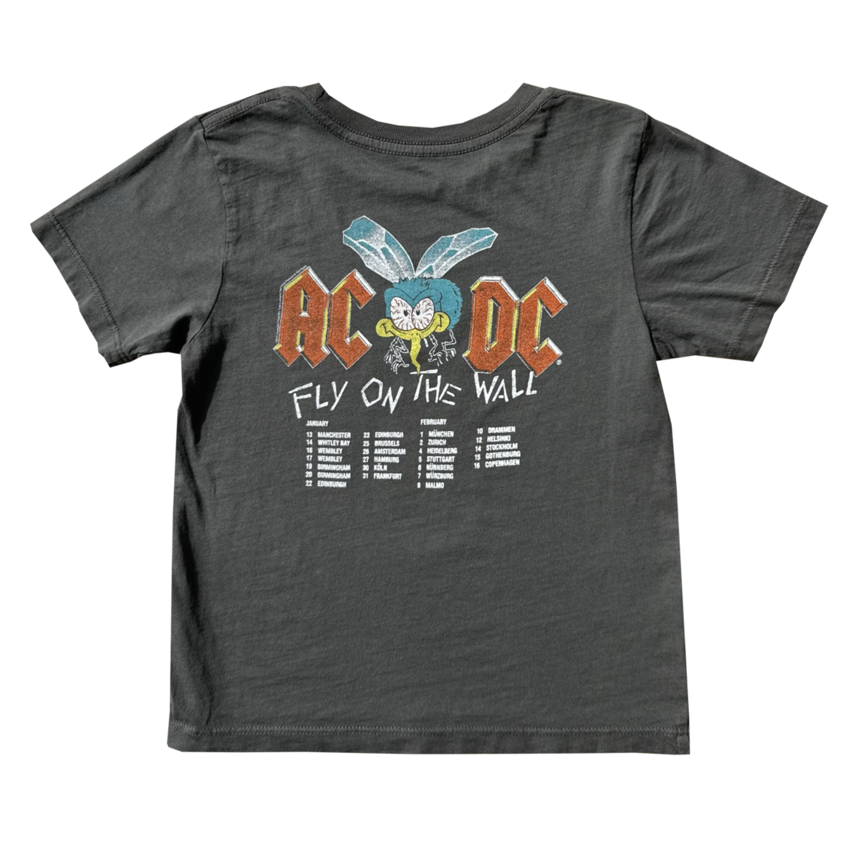 Rowdy Sprout Rowdy Sprout Vintage Black ACDC SS Tee