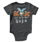 Rowdy Sprout Rowdy Sprout Vintage Black ACDC SS Onesie