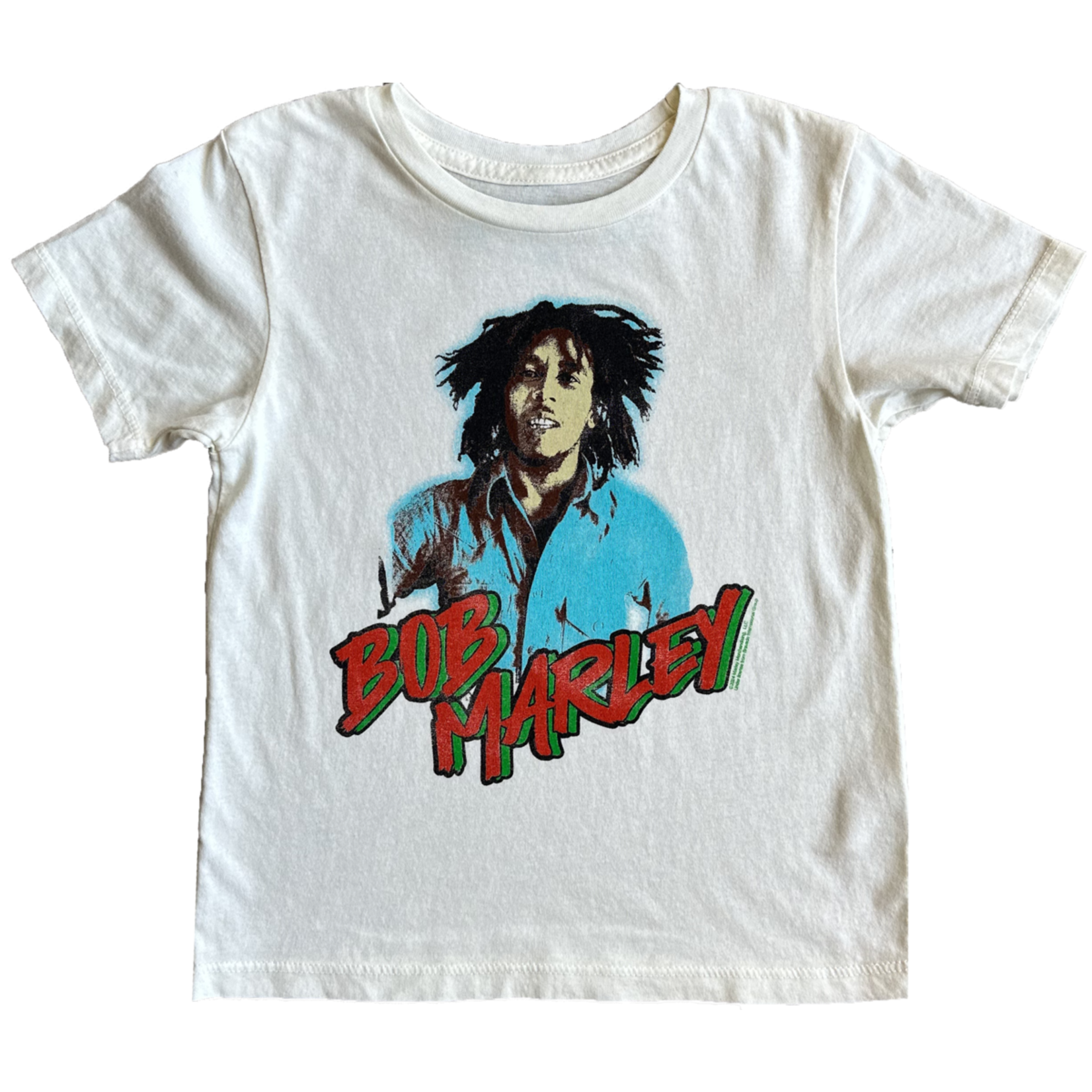 Rowdy Sprout Rowdy Sprout Vintage White Bob Marley SS Tee