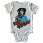 Rowdy Sprout Rowdy Sprout Vintage White Bob Marley SS Onesie