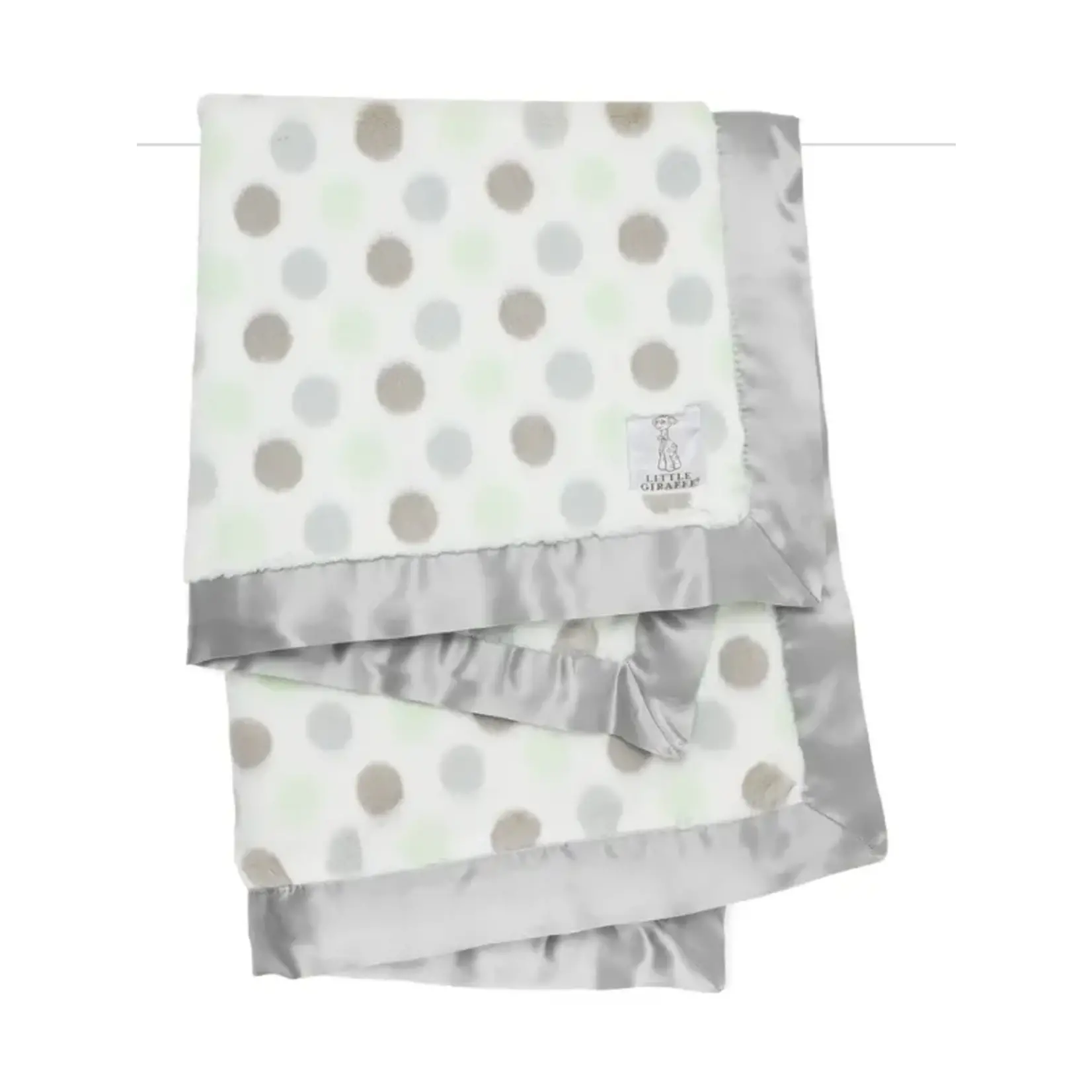 Little Giraffe Little Giraffe Luxe Dot Receiving Blanket