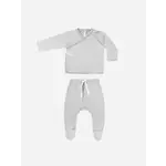 Quincy Mae Quincy Mae Cloud Wrap Top/ Footed Pant Set