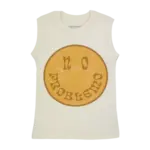 Tiny Whales Tiny Whales White No Problemo Muscle Tee