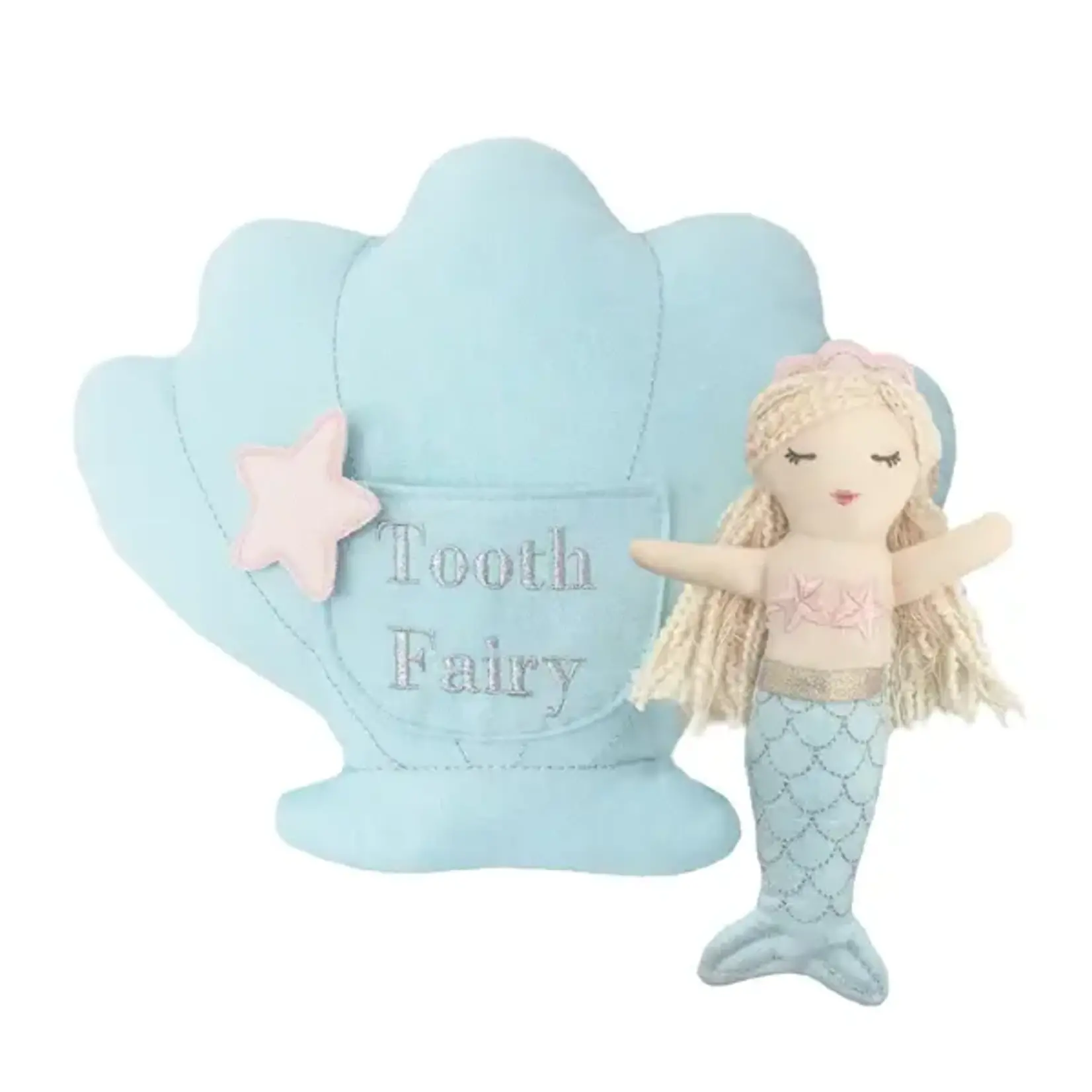 Mon Ami Designs Mon Ami Mimi Mermaid Tooth Fairy Pillow and Doll Set