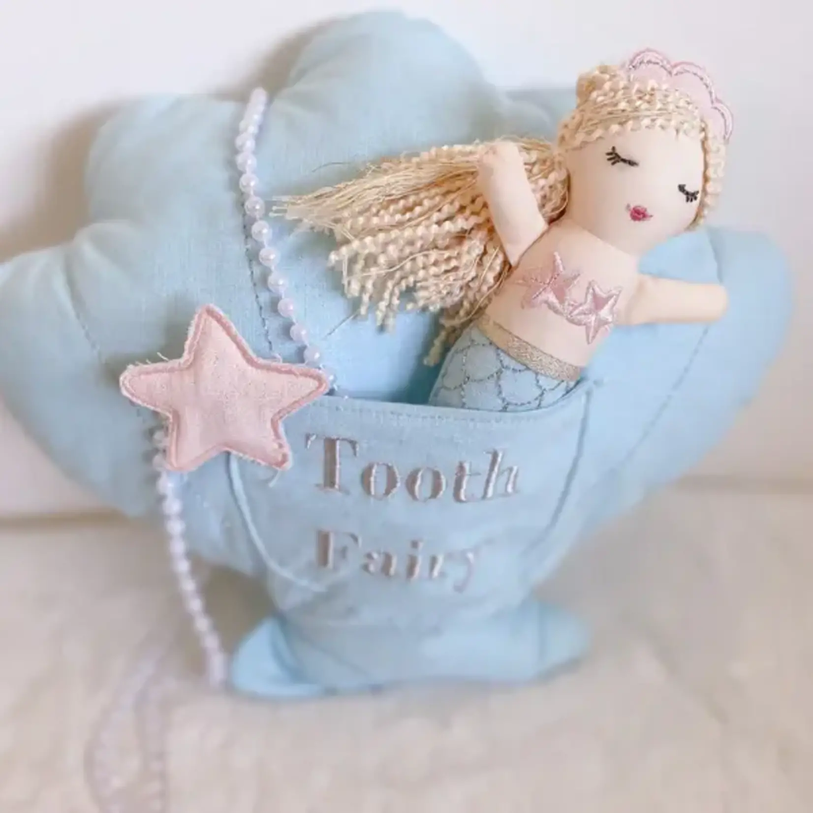 Mon Ami Designs Mon Ami Mimi Mermaid Tooth Fairy Pillow and Doll Set