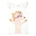 Oh Baby! Oh Baby Cream Unicorn Terry Flutter Sleeve Tank