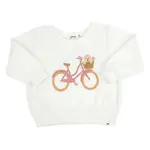 Oh Baby! Oh Baby Snow Bicycle Puppy Basket Terry Applique Brooklyn Boxy