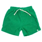 Oh Baby! Oh Baby Grass Stripe Boys Cotton Terry Track Short