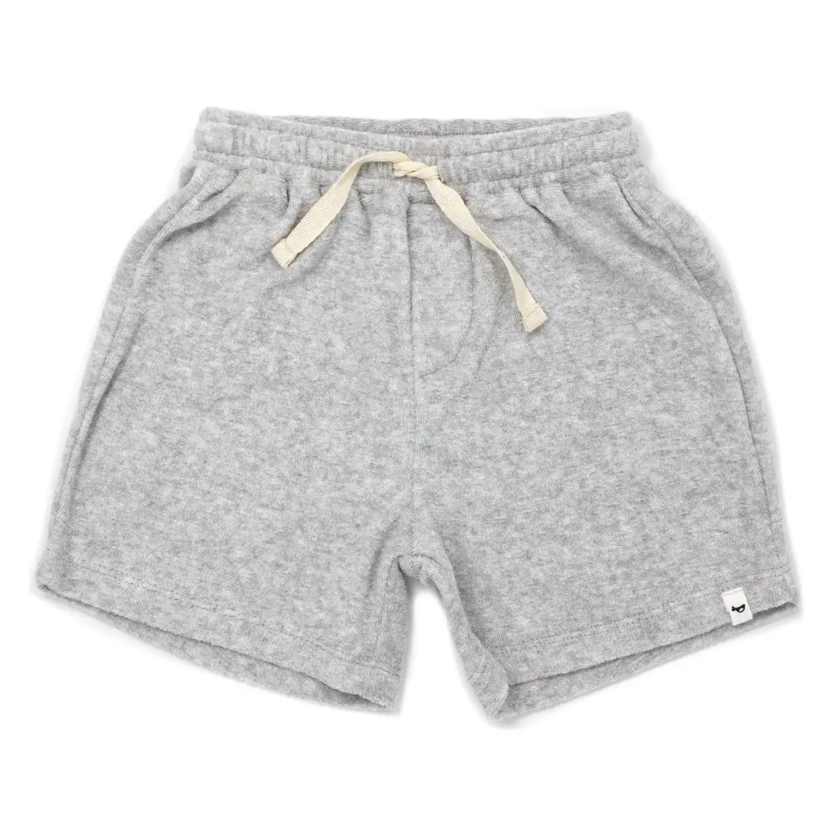 Oh Baby! Oh Baby Heather Gray Boys Cotton Terry Track Short