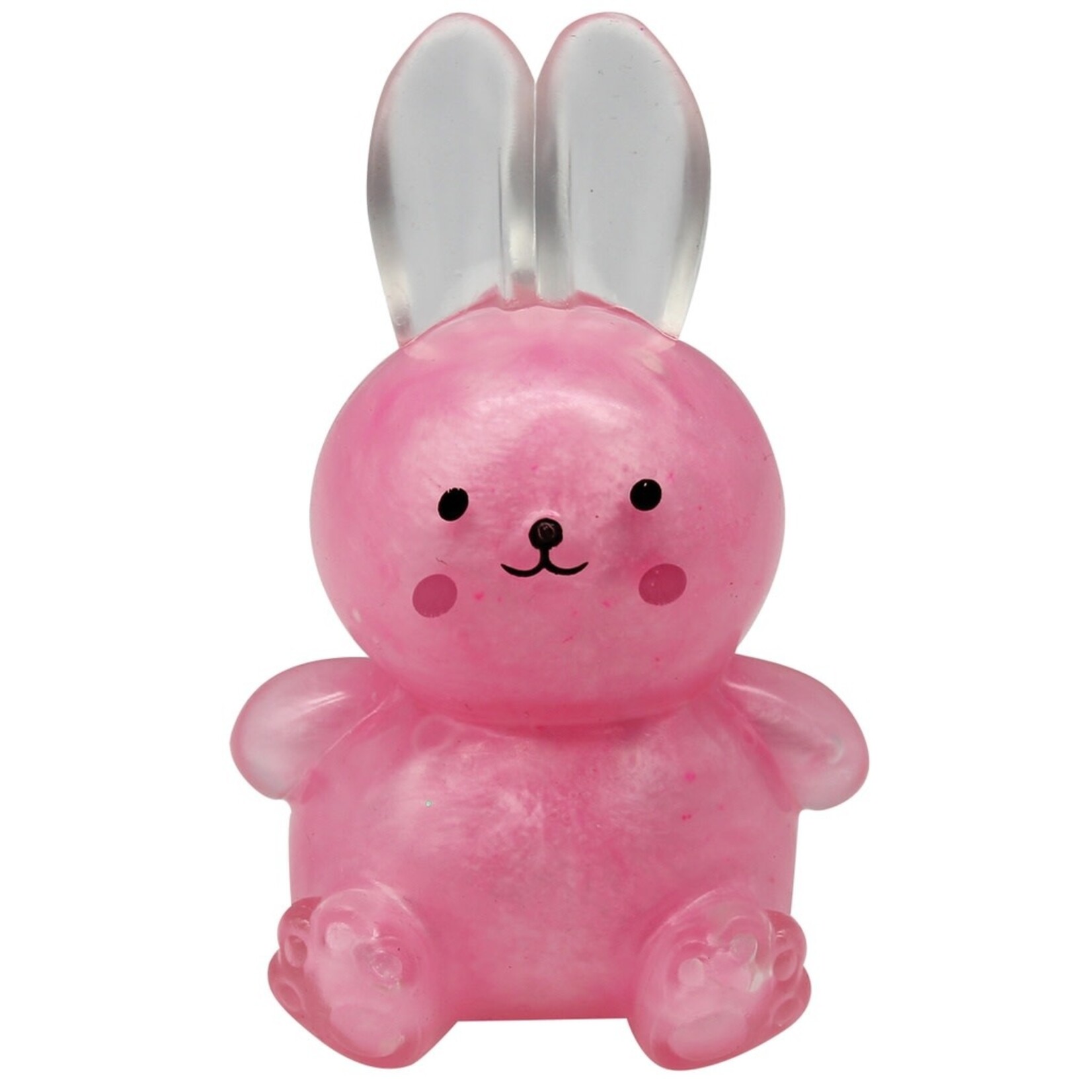 iscream Iscream Pink Sparkle Bunny Squeeze Toy
