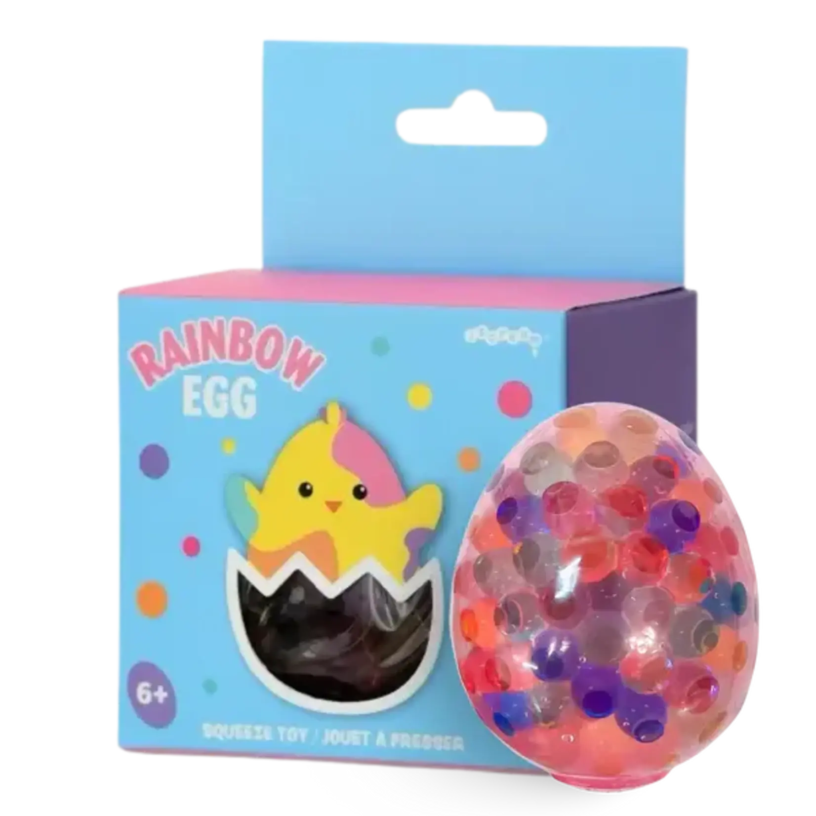 iscream Iscream Rainbow Egg Squeeze Toy