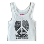 Rowdy Sprout Rowdy Sprout White Woodstock Tank