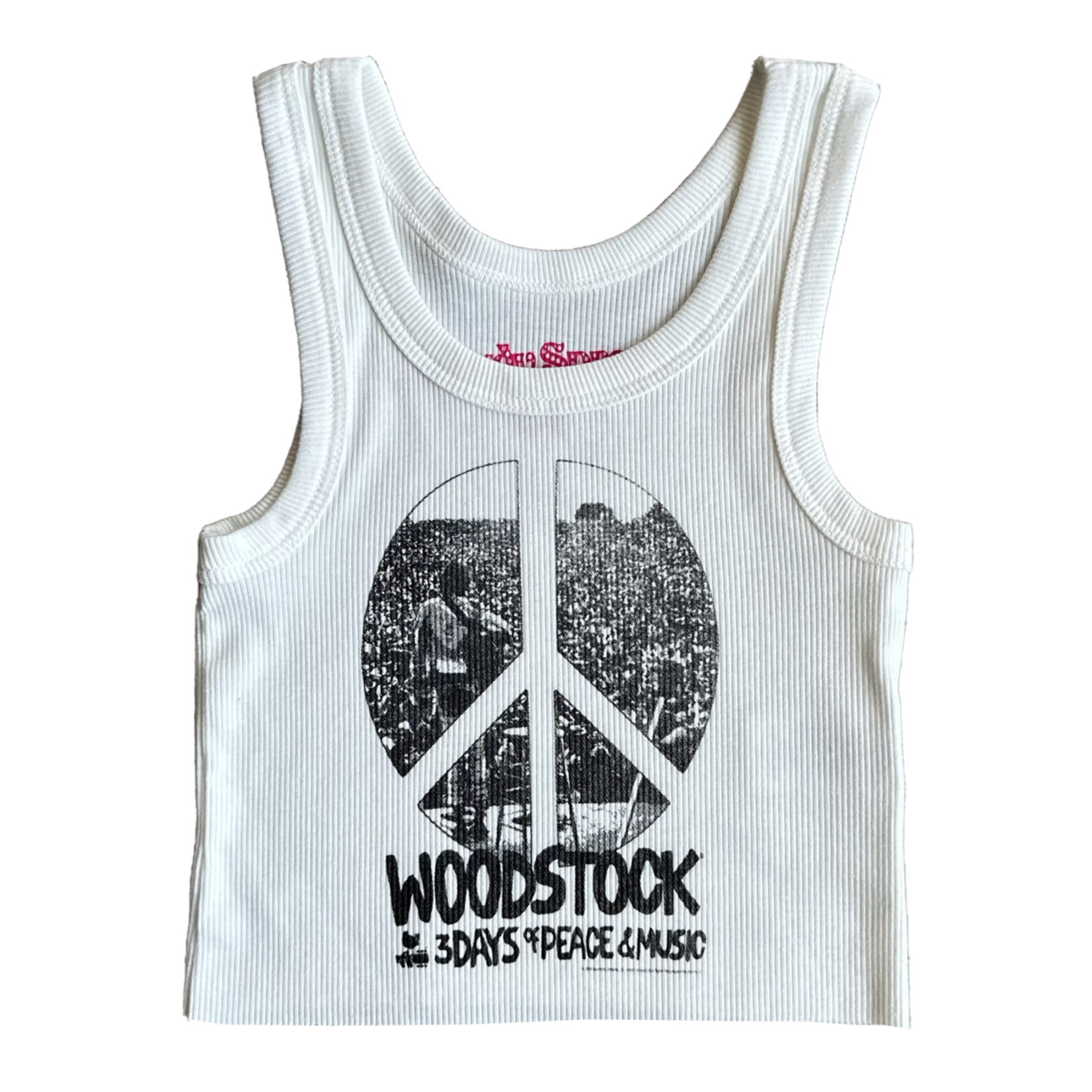 Rowdy Sprout Rowdy Sprout White Woodstock Tank