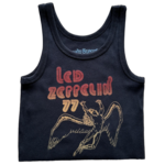 Rowdy Sprout Rowdy Sprout Black Led Zeppelin Tank