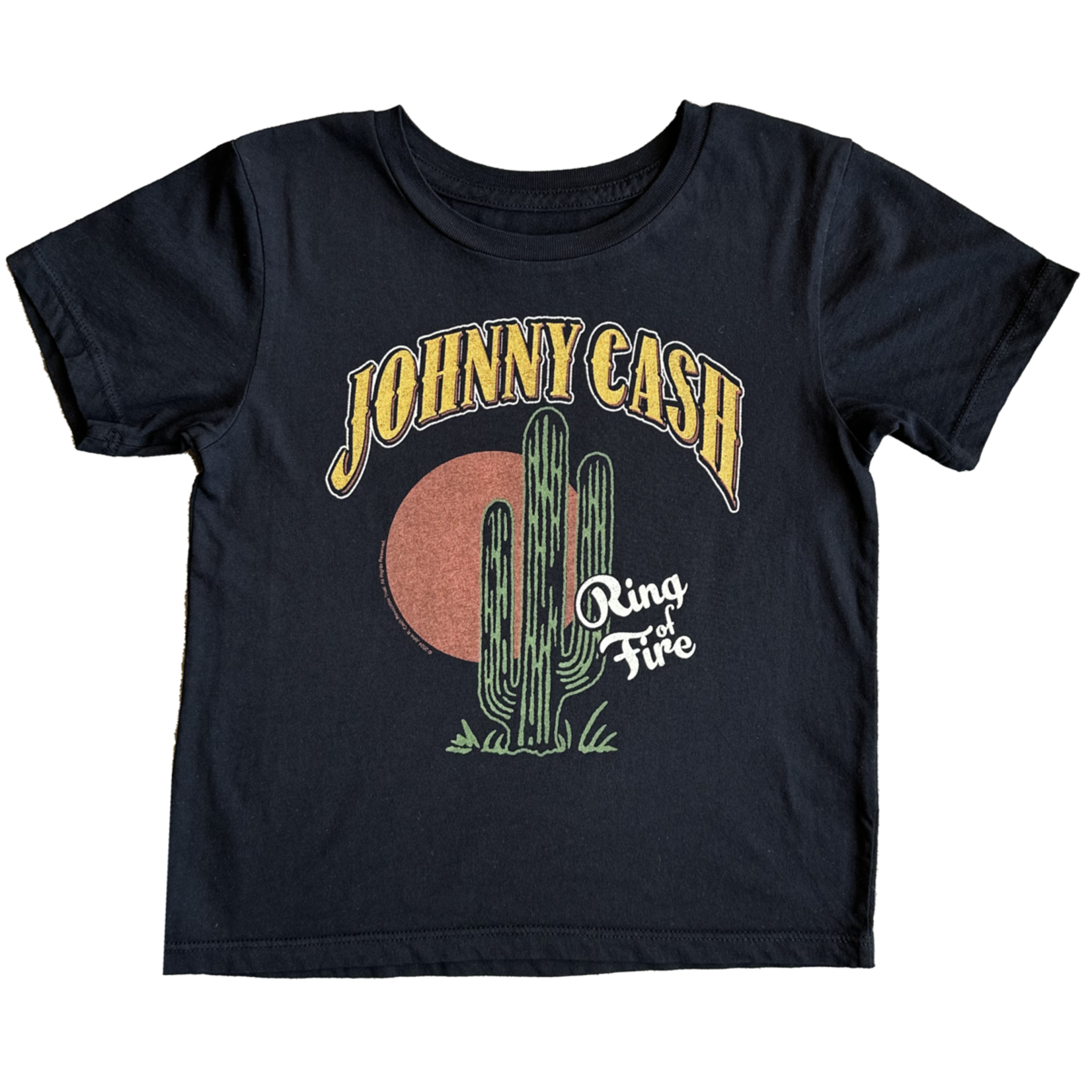Rowdy Sprout Rowdy Sprout Jet Black Johnny Cash S/S Tee