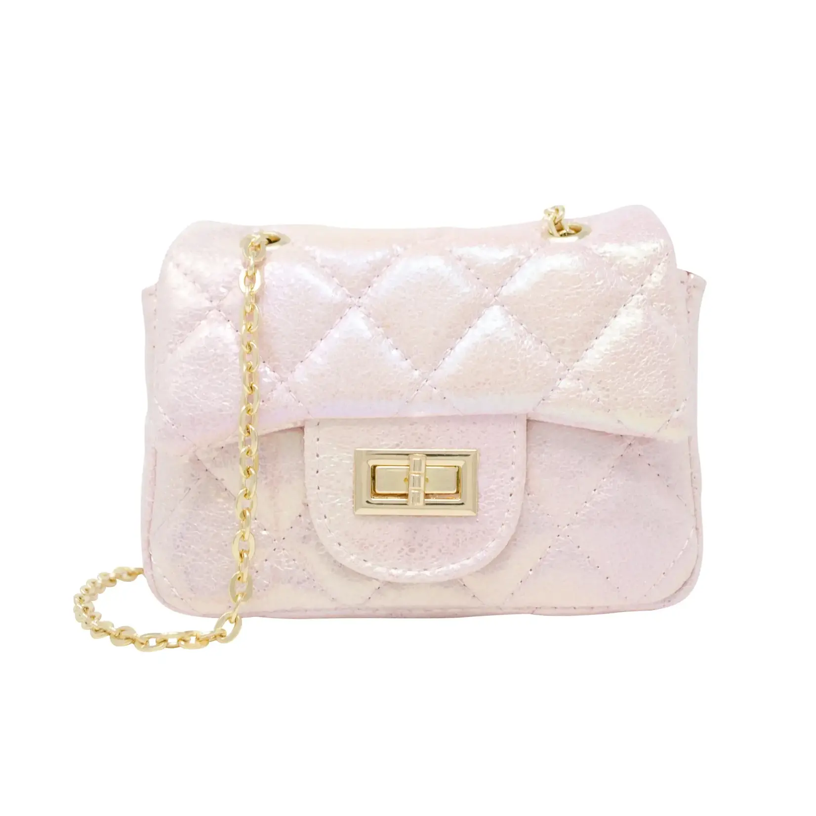 Zomi Gems Zomi Gems Classic Quilted Shiny Mini Bag
