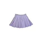 Lola & The Boys Lola & The Boys Lavender Vegan Pleated Skirt