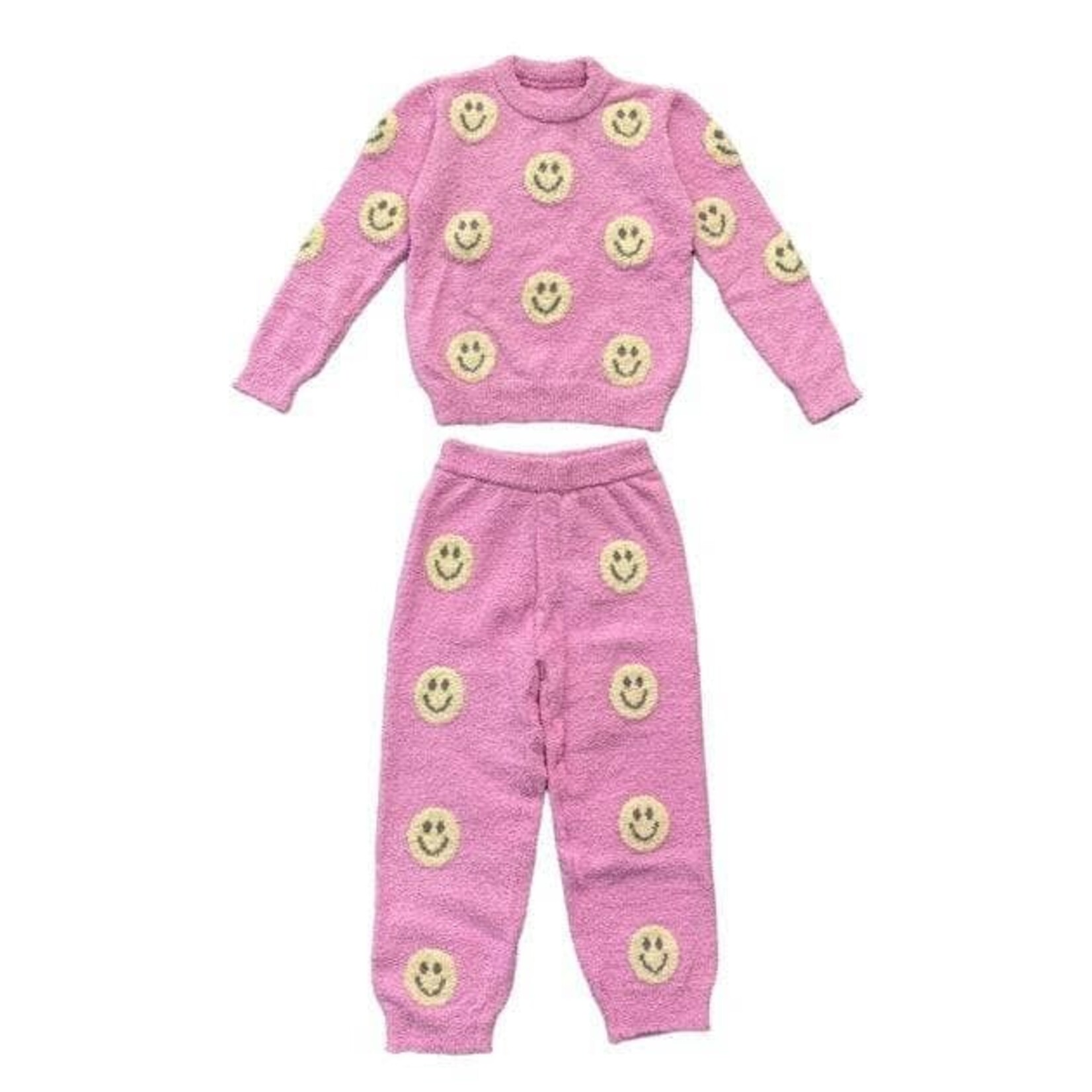 Lola & The Boys Lola & The Boys Pinky Fuzzy Smiley Emoji Set
