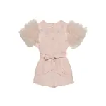Tutu Du Monde Tutu Du Monde Heavenly Pink Crystal Flower Short Romper