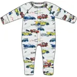 Magnetic Footie Magnetic Me Lap Of Life Modal Convertible Coverall Footie