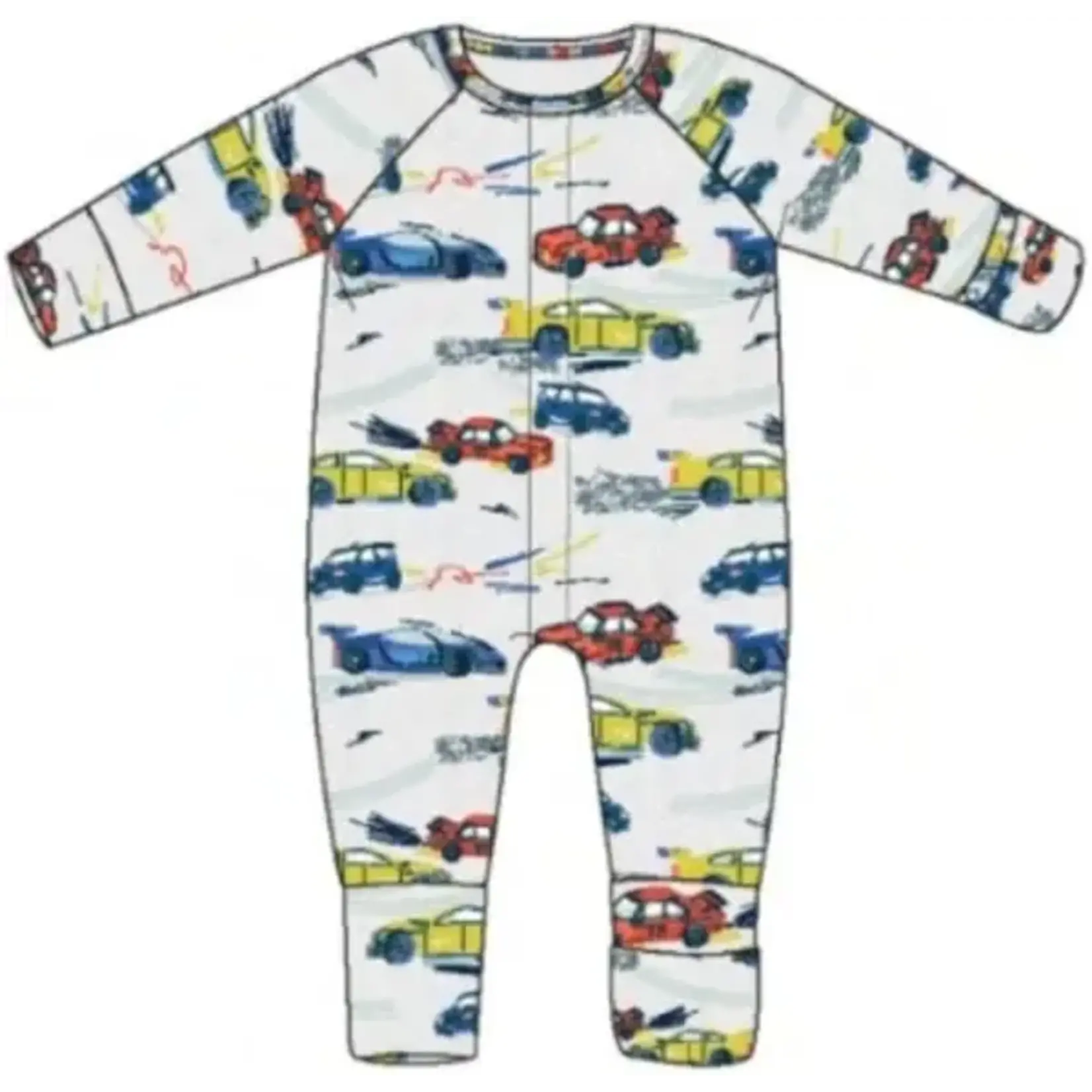 Magnetic Footie Magnetic Me Lap Of Life Modal Convertible Coverall Footie