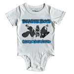 Rowdy Sprout Rowdy Sprout Vintage White Beastie Boys Check Your Head S/S Onesie