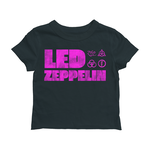 Rowdy Sprout Rowdy Sprout Black Sands Led Zeppelin Fitted Tee