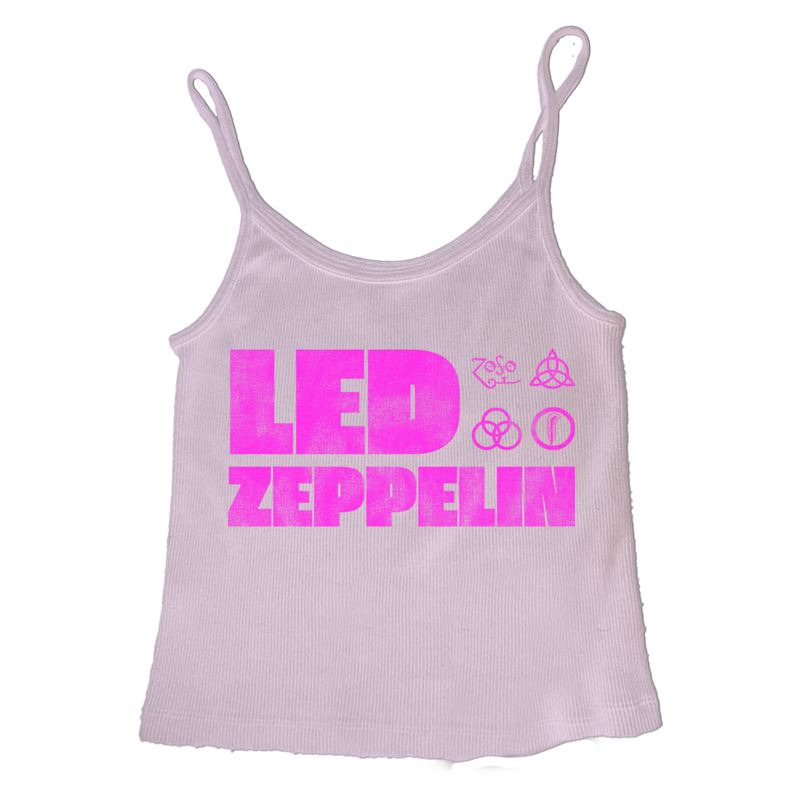 Rowdy Sprout Rowdy Sprout Preppy Pink Led Zeppelin Tank
