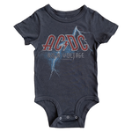 Rowdy Sprout Rowdy Sprout Vintage Black ACDC High Voltage S/S Onesie