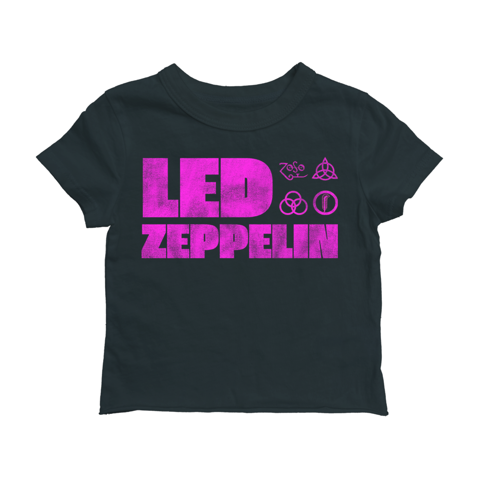 Rowdy Sprout Rowdy Sprout Black Sands Led Zeppelin Fitted Tee