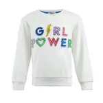 Lola & The Boys Lola & The Boys Crystal Girl Power Sweatshirt